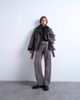 Topshop Topshop cropped aviator shearling coat in gray - 2