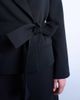 Topshop Topshop cropped belted boxy blazer in black - 2