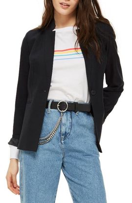 Topshop Topshop Cross Hatch Blazer