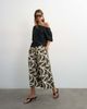 Topshop Topshop culottes in green abstract - 1