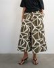 Topshop Topshop culottes in green abstract - 3