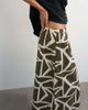 Topshop Topshop culottes in green abstract - 4