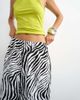 Topshop Topshop culottes in zebra print-Multi - 4