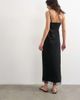 Topshop Topshop cupro lace trim midi slip dress in black - 4