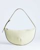 Topshop Topshop Curly medium canvas scoop shoulder bag in lemon-Yellow - 1