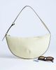 Topshop Topshop Curly medium canvas scoop shoulder bag in lemon-Yellow - 2