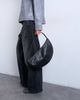 Topshop Topshop Curly medium scoop shoulder bag in black - 1