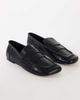 Topshop Topshop Daniel real leather flat square toe loafer in black - 3
