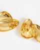 Topshop Topshop Danny waterproof stainless steel statement earrings in gold and silver-Multi - 3