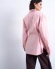 Topshop Topshop darted cuffs oversized shirt in pink - 4