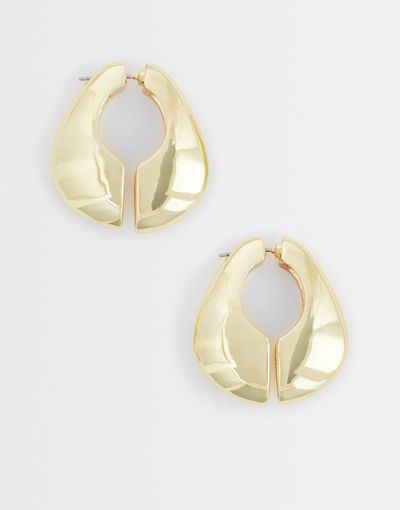 Topshop Topshop Declan hoop earrings in gold
