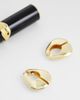 Topshop Topshop Declan hoop earrings in gold - 2
