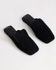 Topshop Topshop Della real suede mules in black - 2