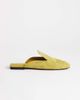 Topshop Topshop Della real suede mules in olive-Green - 1
