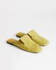 Topshop Topshop Della real suede mules in olive-Green - 2