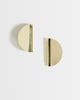 Topshop Topshop Della statement stud earrings in gold - 1