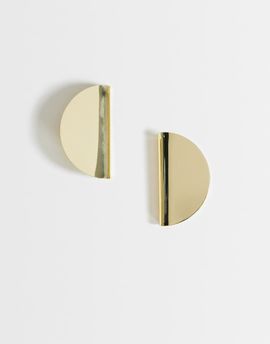 Topshop Topshop Della statement stud earrings in gold