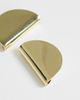 Topshop Topshop Della statement stud earrings in gold - 4