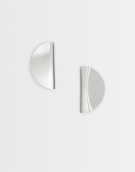 Topshop Topshop Della statement stud earrings in silver