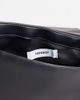 Topshop Topshop Delta medium pyramid top handle clutch purse in black - 4