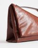 Topshop Topshop Delta medium pyramid top handle clutch purse in tan-Brown - 3