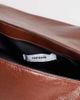 Topshop Topshop Delta medium pyramid top handle clutch purse in tan-Brown - 4