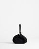 Topshop Topshop Demi small suedette wristlet clutch purse with hardware detail in black - 1