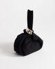 Topshop Topshop Demi small suedette wristlet clutch purse with hardware detail in black - 2