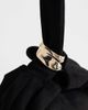 Topshop Topshop Demi small suedette wristlet clutch purse with hardware detail in black - 3