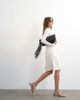 Topshop Topshop denim 90s midi skirt in bone-White - 1