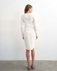 Topshop Topshop denim 90s midi skirt in bone-White - 2