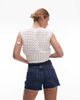 Topshop Topshop denim A-line shorts in rich blue - 2