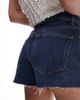 Topshop Topshop denim A-line shorts in rich blue - 3