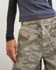 Topshop Topshop denim baggy camo jorts-Gray - 4