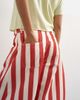 Topshop Topshop denim barrel jorts in red striped print - 4