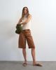 Topshop Topshop denim bermuda shorts in toffee-Brown - 1
