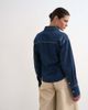 Topshop Topshop denim cinch detail shirt in indigo-Blue - 4