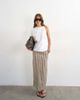 Topshop Topshop denim column maxi skirt in stripe-Multi - 1
