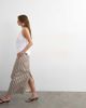 Topshop Topshop denim column maxi skirt in stripe-Multi - 4