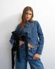 Topshop Topshop denim drummer boy jacket in rich blue - 1