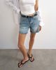 Topshop Topshop denim Editor comfort stretch shorts in bleach-Blue - 3