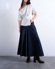 Topshop Topshop denim front yoke maxi skirt in indigo-Blue - 2