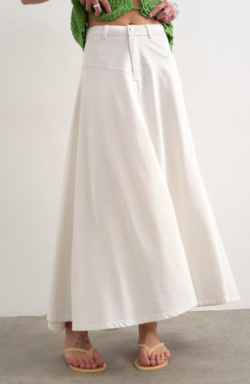 Topshop Topshop Denim Maxi Skirt