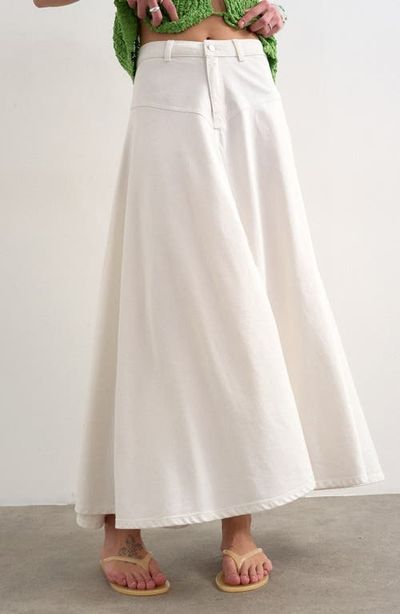 Topshop Topshop Denim Maxi Skirt