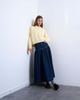 Topshop Topshop denim maxi skirt with gathered yoke detail in rich blue - 2