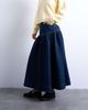 Topshop Topshop denim maxi skirt with gathered yoke detail in rich blue - 4