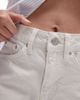 Topshop Topshop denim micro shorts in bone white - 3