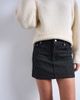 Topshop Topshop denim pelmet mini skirt in black stripes - 2