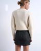 Topshop Topshop denim pelmet mini skirt in black stripes - 4