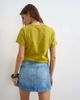 Topshop Topshop denim pelmet skirt in bleach-Blue - 4